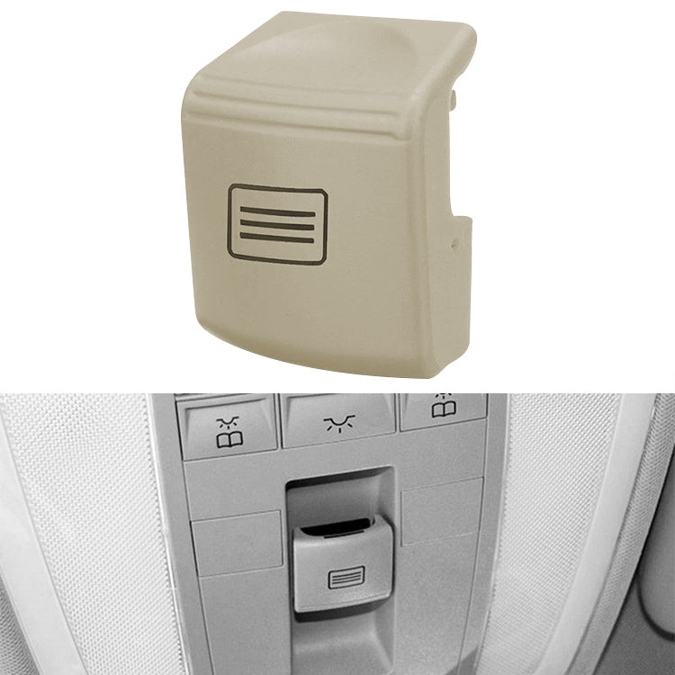 Car Sunroof Switch Button Dome Light Button for Mercedes-Benz W204 / X204 2008-2015(Nut Beige) - In Car by buy2fix | Online Shopping UK | buy2fix