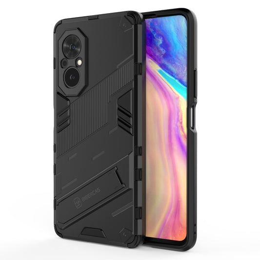 For Honor 50 SE / Huawei nova 9 SE Punk Armor 2 in 1 PC + TPU Shockproof Case with Invisible Holder(Black) - Mobile Accessories by buy2fix | Online Shopping UK | buy2fix