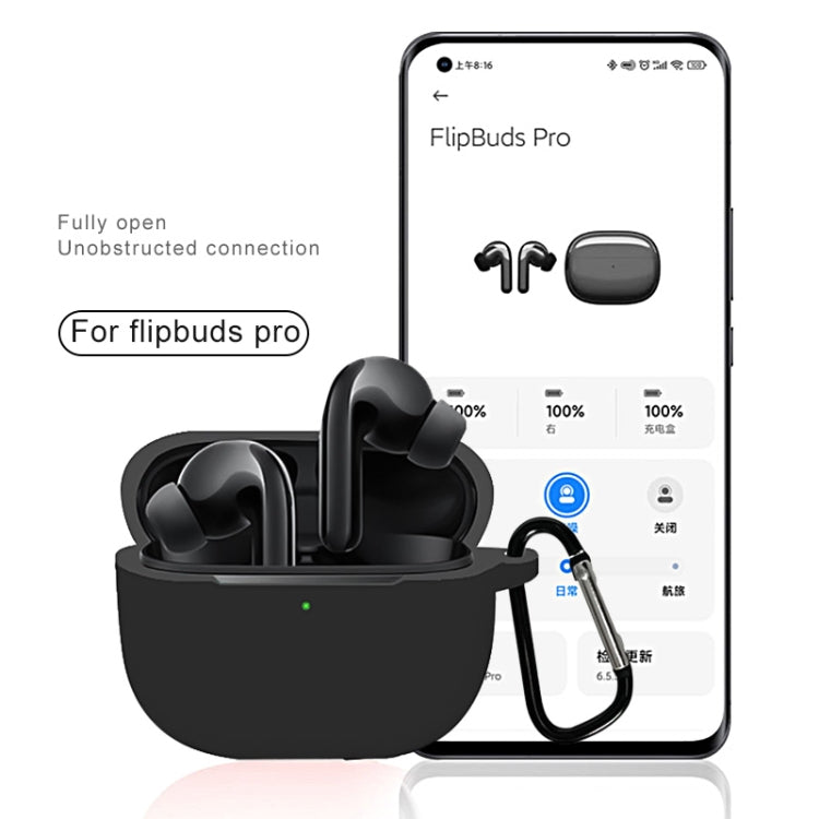 For Xiaomi FlipBuds Pro Full Coverage Liquid Silicone Protective Case(Red) - Xiaomi Earphone Case by buy2fix | Online Shopping UK | buy2fix