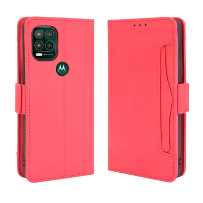 For Motorola Moto G Stylus 5G 2021 Skin Feel Calf Pattern Horizontal Flip Leather Case with Holder & Card Slots & Photo Frame(Red) - Motorola Cases by buy2fix | Online Shopping UK | buy2fix