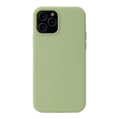 For iPhone 13 Solid Color Liquid Silicone Shockproof Protective Case(Matcha Green) - iPhone 13 Cases by buy2fix | Online Shopping UK | buy2fix