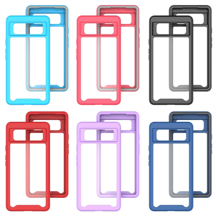 For Google Pixel 6 Starry Sky Solid Color Series Shockproof PC + TPU Case(Black) - Mobile Accessories by buy2fix | Online Shopping UK | buy2fix