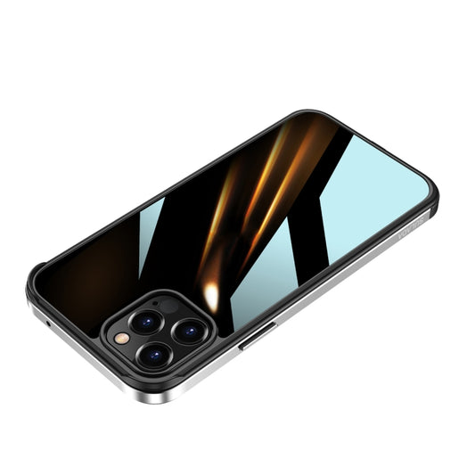 For iPhone 11 Pro Max SULADA Shockproof Aviation Aluminum Metal Frame + Nano Glass + TPU Protective Case (Silver) - iPhone 11 Pro Max Cases by SULADA | Online Shopping UK | buy2fix