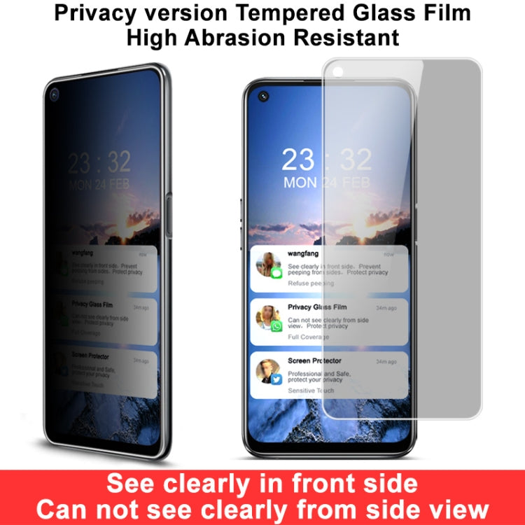 For OPPO A54 4G / 5G & A74 5G IMAK Anti-spy Tempered Glass Film - OPPO & vivo Accessories by imak | Online Shopping UK | buy2fix