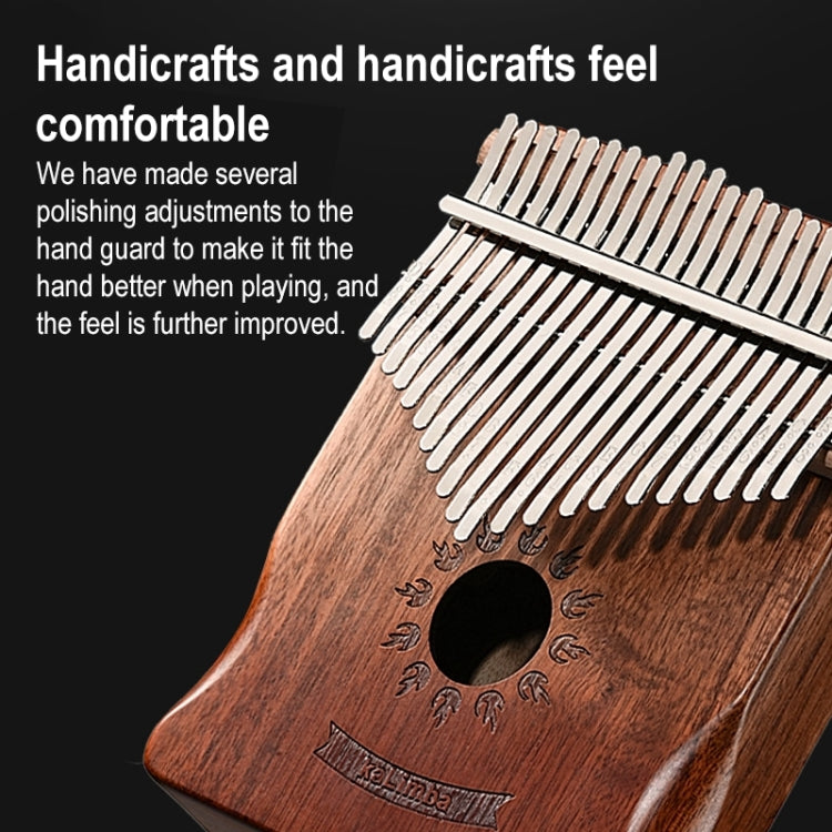 21 Tone Acacia Wood Thumb Piano Kalimba Musical Instruments(Coffee-Cat) - Keyboard Instruments by buy2fix | Online Shopping UK | buy2fix