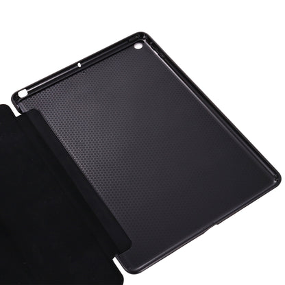 For iPad 10.2 2021 / 2020 / 2019 GEBEI Shockproof Horizontal Flip Leather Case with Three-folding Holder(Black) - iPad 10.2 Cases by GEBEI | Online Shopping UK | buy2fix