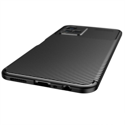 For vivo Y33S Carbon Fiber Texture Shockproof TPU Case(Black) - OPPO & vivo Accessories by buy2fix | Online Shopping UK | buy2fix