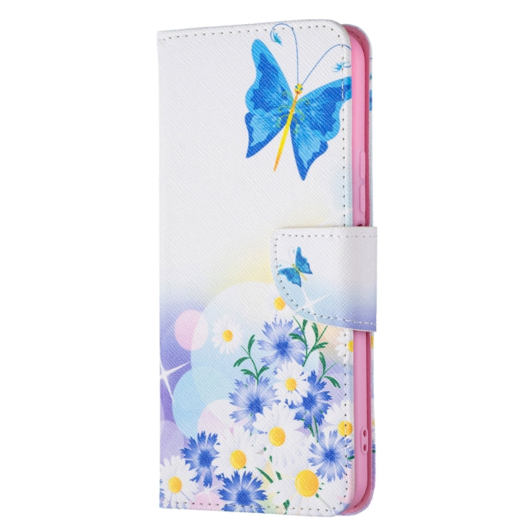 For vivo Y21 Colored Drawing Pattern Horizontal Flip Phone Leather Case with Holder & Card Slots & Wallet(Butterfly Love) - OPPO & vivo Accessories by buy2fix | Online Shopping UK | buy2fix