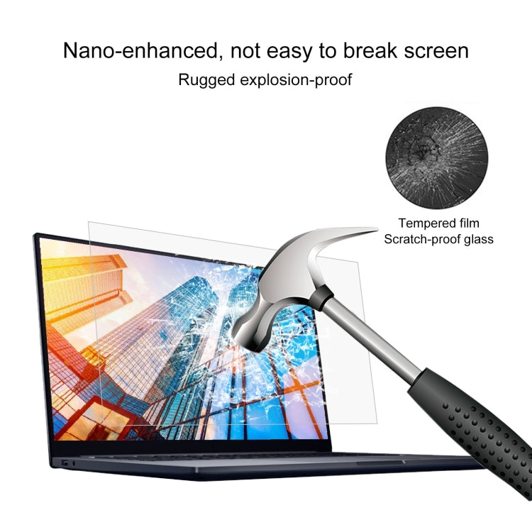 For Dell Studio XPS 1640 16 inch Laptop Screen HD Tempered Glass Protective Film - Computer & Networking by buy2fix | Online Shopping UK | buy2fix