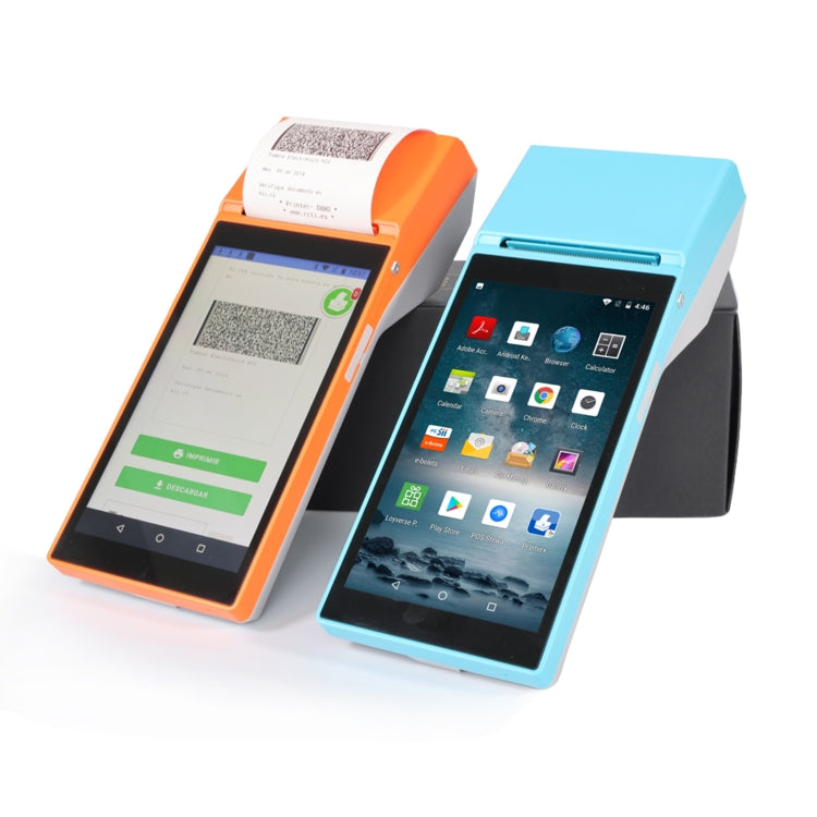 SGT-SP01 5.5 inch HD Screen Handheld POS Receipt Printer, Suit Version, US Plug(Orange) - Consumer Electronics by buy2fix | Online Shopping UK | buy2fix