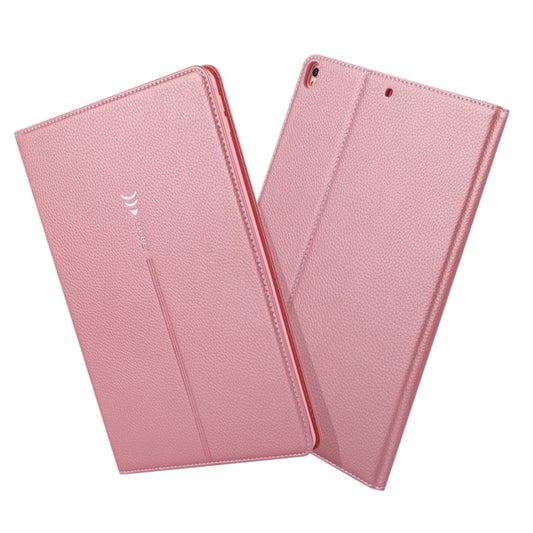 For iPad 10.2 2021 / 2020 / 2019 GEBEI PU+TPU Horizontal Flip Protective Case with Holder & Card Slots(Rose Gold) - iPad 10.2 Cases by GEBEI | Online Shopping UK | buy2fix