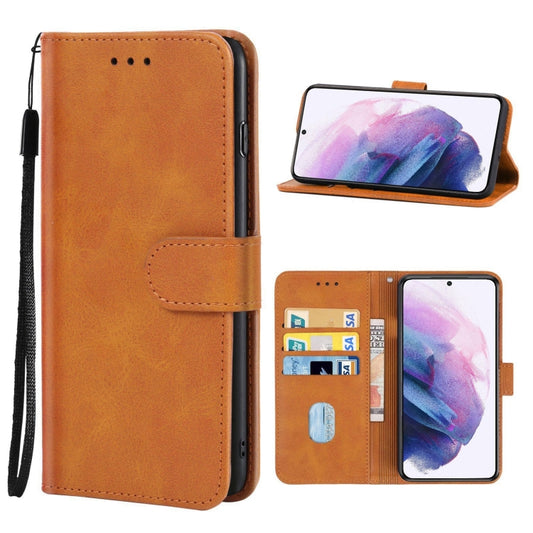 Leather Phone Case For Samsung Galaxy S21+ 5G(Brown) - Galaxy S21+ 5G Cases by buy2fix | Online Shopping UK | buy2fix