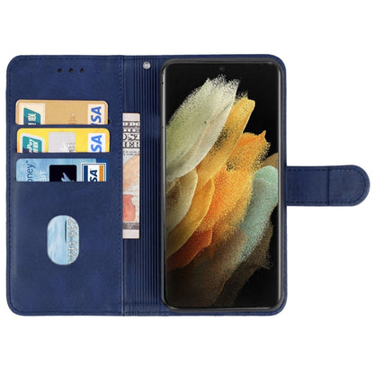 Leather Phone Case For Samsung Galaxy S22 Ultra 5G(Blue) - Galaxy S22 Ultra 5G Cases by buy2fix | Online Shopping UK | buy2fix