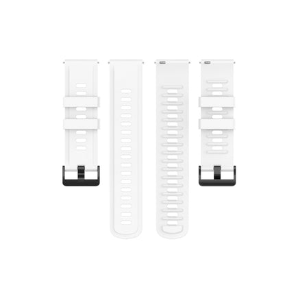 For Amazfit GTR Silicone Smart Watch Watch Band, Size:22mm(White) - Watch Bands by buy2fix | Online Shopping UK | buy2fix