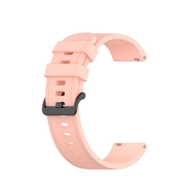 For Amazfit GTR Silicone Smart Watch Watch Band, Size:22mm(Light Pink) - Watch Bands by buy2fix | Online Shopping UK | buy2fix