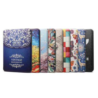 For Amazon Kindle Paperwhite 5 2021 Pattern PU Leather Tablet Case(Fantasy Cube) - Amazon by buy2fix | Online Shopping UK | buy2fix