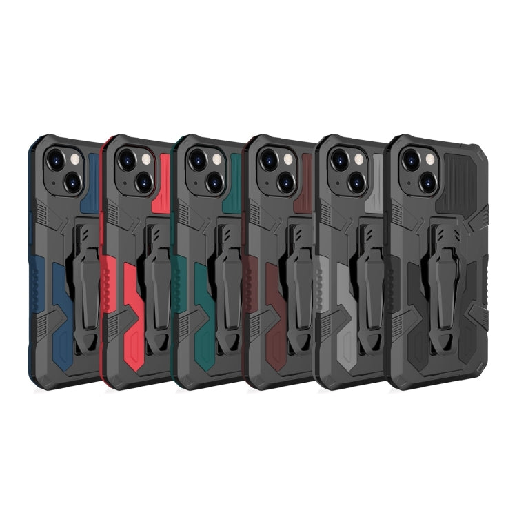 For iPhone 13 Pro Max Machine Armor Warrior PC + TPU Phone Case (Red) - iPhone 13 Pro Max Cases by buy2fix | Online Shopping UK | buy2fix