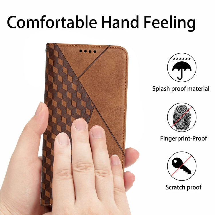 For Motorola Moto G60S Skin Feel Magnetic Leather Phone Case(Brown) - Motorola Cases by buy2fix | Online Shopping UK | buy2fix