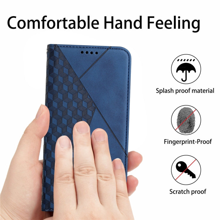 For Google Pixel 6 Skin Feel Magnetic Leather Phone Case(Blue) - Google Cases by buy2fix | Online Shopping UK | buy2fix