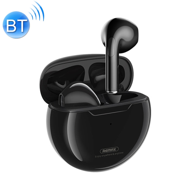 REMAX TWS-50i True Wireless Stereo Bluetooth Earphone(Black) - TWS Earphone by REMAX | Online Shopping UK | buy2fix