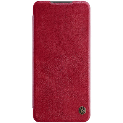 For Samsung Galaxy A13 5G NILLKIN QIN Series Crazy Horse Texture Leather Phone Case(Red) - Galaxy Phone Cases by NILLKIN | Online Shopping UK | buy2fix