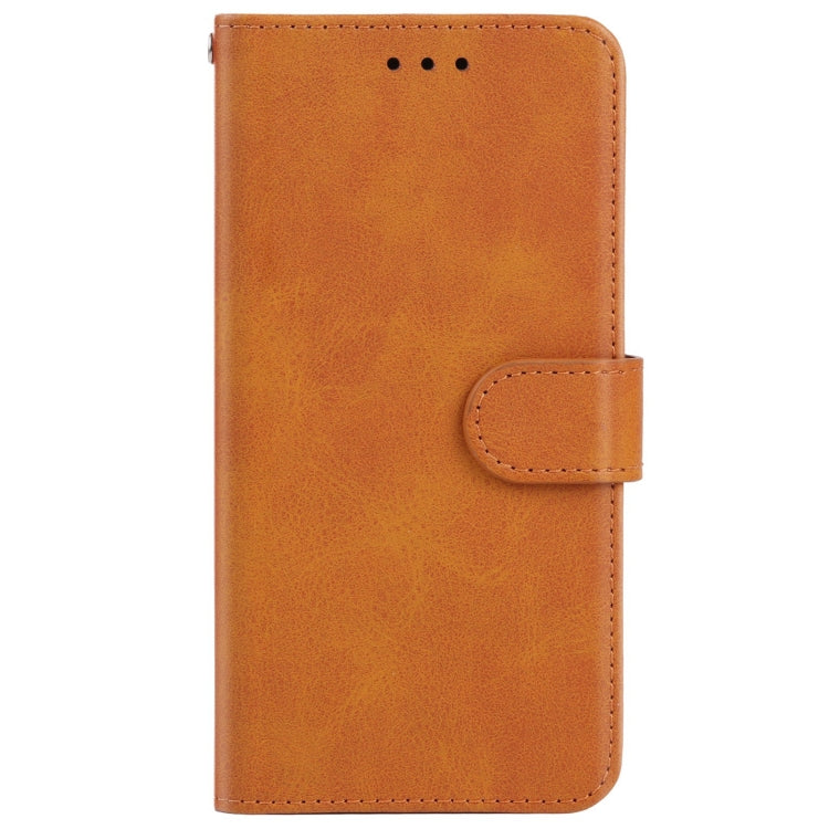 Leather Phone Case For TCL 305 / 30 SE / 306 & Sharp Aquos V6 / V6 Plus(Brown) - More Brand by buy2fix | Online Shopping UK | buy2fix