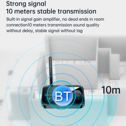 C41 3 in 1 Optical Fiber Bluetooth 5.0 Audio Adapter Receiver Transmitter with LCD Screen - Apple Accessories by buy2fix | Online Shopping UK | buy2fix