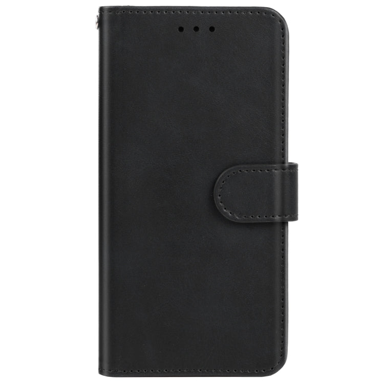 For Motorola Moto E32s Leather Phone Case(Black) - Motorola Cases by buy2fix | Online Shopping UK | buy2fix