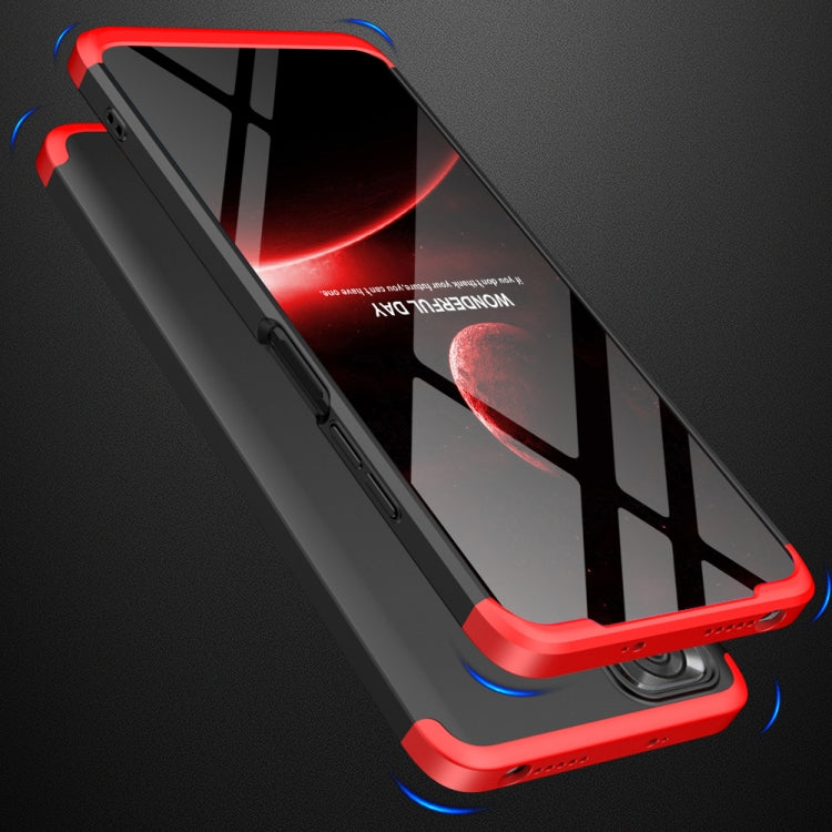 For Xiaomi Redmi Note 11S / 11 Global Version GKK Three Stage Splicing PC Phone Case(Black Red) - Xiaomi Cases by GKK | Online Shopping UK | buy2fix