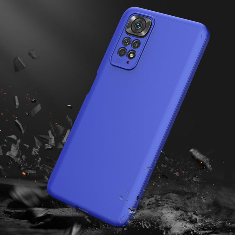 For Xiaomi Redmi Note 11S / 11 Global Version GKK Three Stage Splicing PC Phone Case(Blue) - Xiaomi Accessories by GKK | Online Shopping UK | buy2fix
