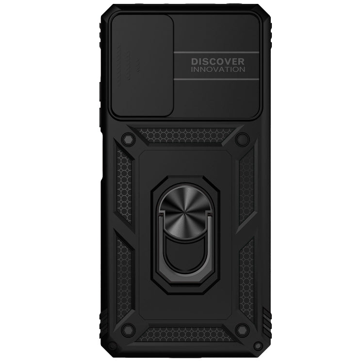 For Xiaomi Redmi Note 11 Pro Global Sliding Camshield Holder Phone Case(Black) - Redmi Note 11 Pro Case by buy2fix | Online Shopping UK | buy2fix