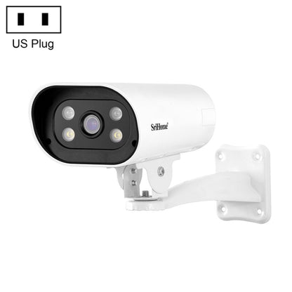 SriHome SH037B 4MP Full Color Night Vision IP66 Waterproof Bullet Camera, POE Version, US Plug - Security by SriHome | Online Shopping UK | buy2fix