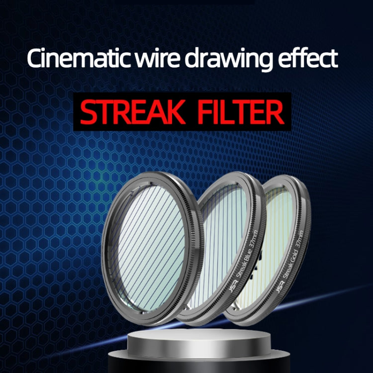 JSR Starlight Drawing Camera Lens Filter, Size:43mm(Streak Blue) - Camera Accessories by JSR | Online Shopping UK | buy2fix