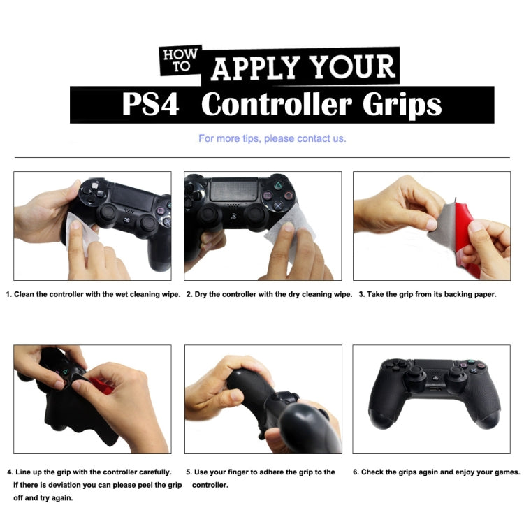 For Sony PS4 CH-PS4-003 Game Handle Anti-slip Protective Sticker(Black) - Cases by buy2fix | Online Shopping UK | buy2fix