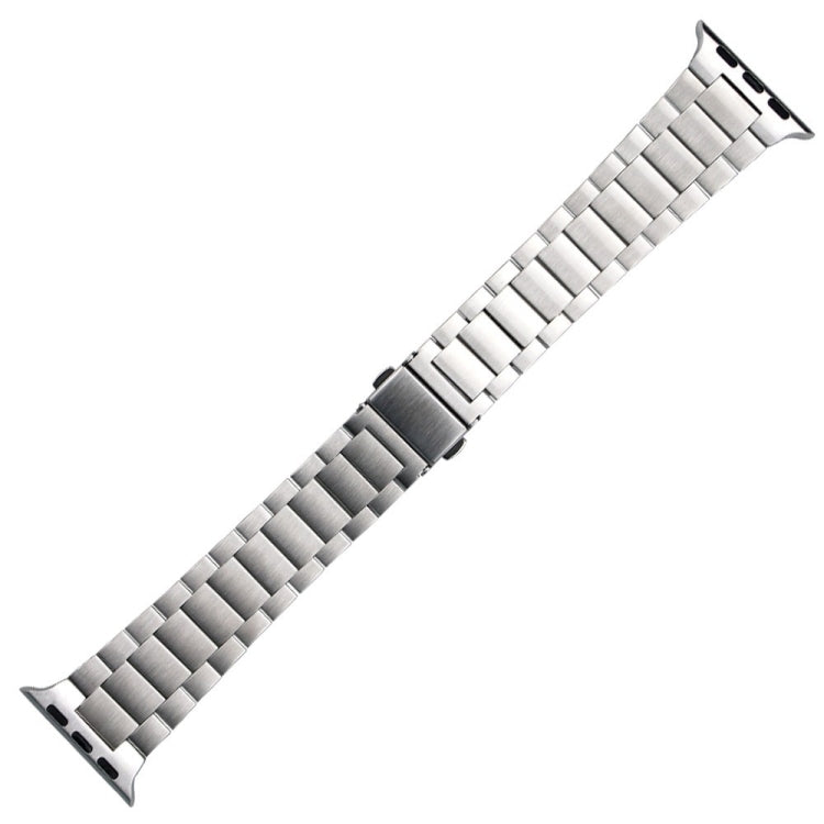 Small Waist Stainless Steel Watch Band For Apple Watch Series 8&7 41mm / SE 2&6&SE&5&4 40mm / 3&2&1 38mm(Silver) - Smart Wear by buy2fix | Online Shopping UK | buy2fix