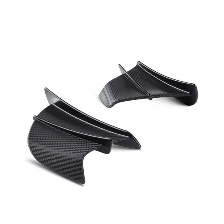 Motorcycle Winglet Aerodynamic Wing Kit Spoiler, Style:Matte Carbon - In Car by buy2fix | Online Shopping UK | buy2fix