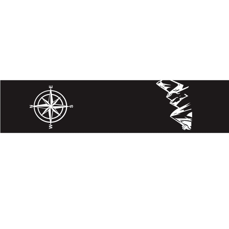 D-864 Compass Pattern Car Modified Decorative Sticker(Black) - In Car by buy2fix | Online Shopping UK | buy2fix
