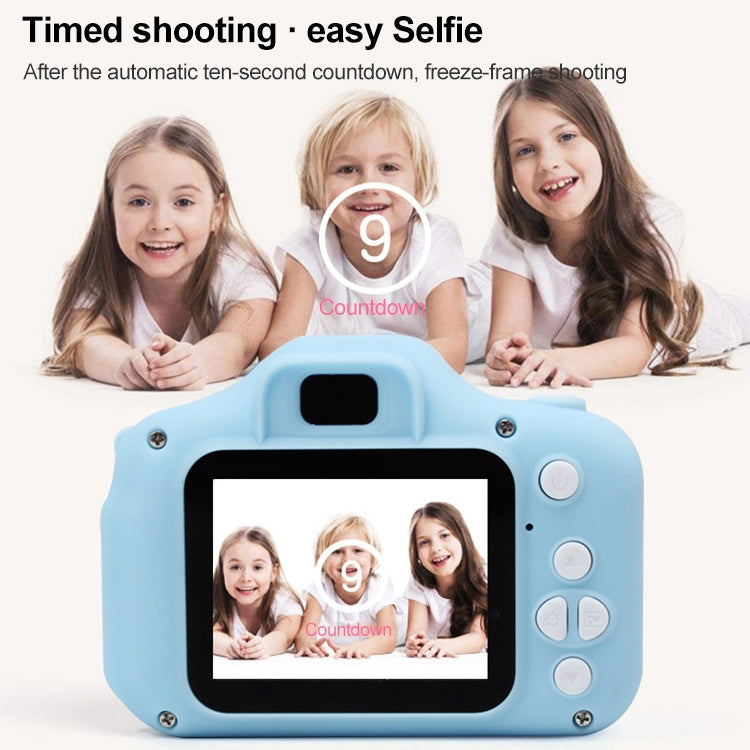 X2S 2.0 Inch LCD Screen Mini Children Camera Digital Camera, Resolution:HD Dual camera(Blue) - Children Cameras by buy2fix | Online Shopping UK | buy2fix