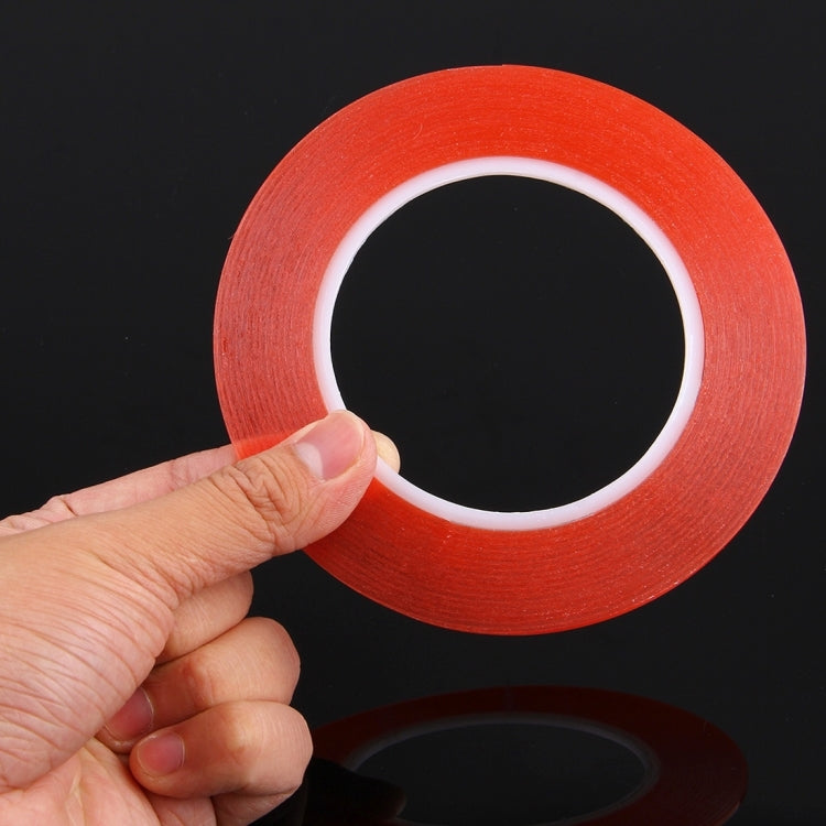 10 PCS 5mm Width Double Sided Adhesive Sticker Tape, Length: 25m(Red) - Repair & Spare Parts by buy2fix | Online Shopping UK | buy2fix