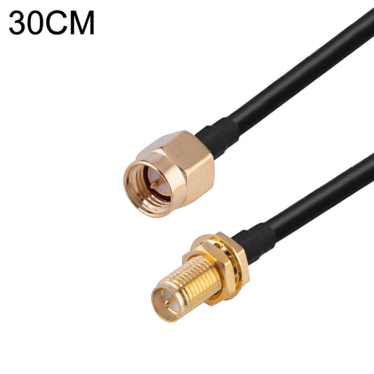 SMA Male to SMA Female RG174 RF Coaxial Adapter Cable, Length: 30cm - Connectors by buy2fix | Online Shopping UK | buy2fix