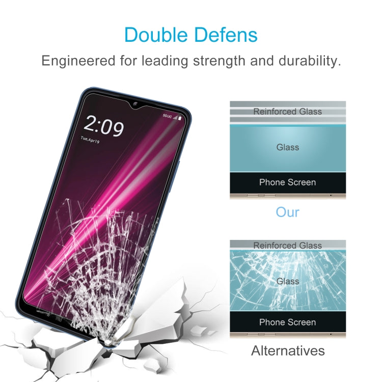 For T-Mobile REVVL 6 5G 10 PCS 0.26mm 9H 2.5D Tempered Glass Film - Others by buy2fix | Online Shopping UK | buy2fix