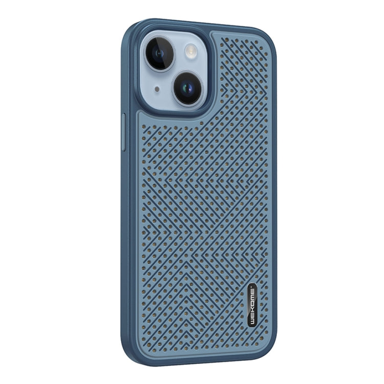 For iPhone 14 WEKOME Graphene Heat Dissipation Phone Case (Blue) - iPhone 14 Cases by WK | Online Shopping UK | buy2fix