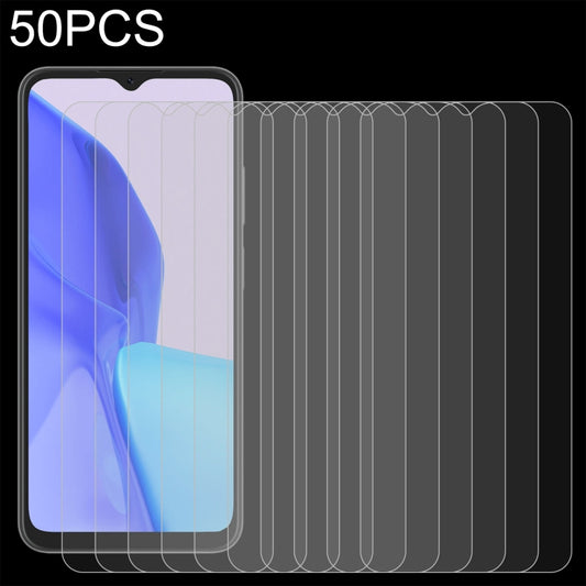 50 PCS For Blackview OSCAL C80 0.26mm 9H 2.5D Tempered Glass Film - For Blackview by buy2fix | Online Shopping UK | buy2fix