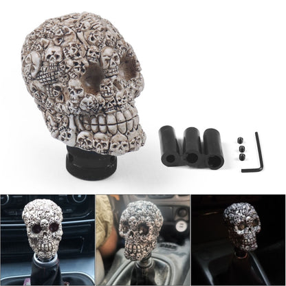 Car Skull Manual Shift Lever Gear Head(Creamy-white) - In Car by buy2fix | Online Shopping UK | buy2fix