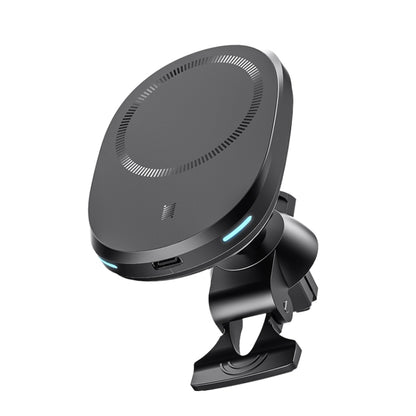 ROCK W39 Shock-absorption Magnetic Car Wireless Charging Holder(Black) - Wireless Charger Holders by ROCK | Online Shopping UK | buy2fix