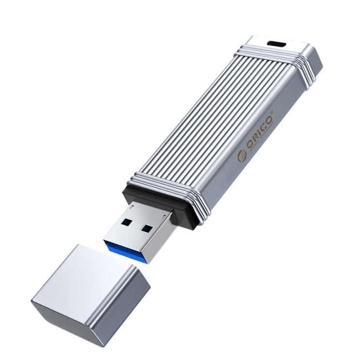 ORICO USB Flash Drive, Read: 100MB/s, Write: 50MB/s, Memory:256GB, Port:USB-A(Silver) - USB Flash Drives by ORICO | Online Shopping UK | buy2fix