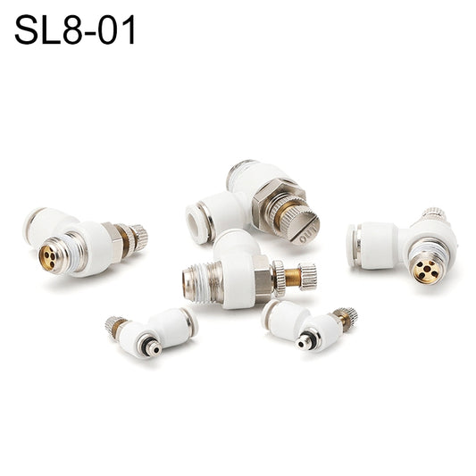 SL8-01 LAIZE SL Throttle Valve Elbow Pneumatic Quick Connector -  by LAIZE | Online Shopping UK | buy2fix