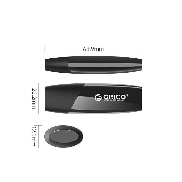 ORCIO USB3.0 U Disk Drive, Read: 260MB/s, Write: 15MB/s, Memory:32GB, Port:Type-C(Black) - USB Flash Drives by ORICO | Online Shopping UK | buy2fix
