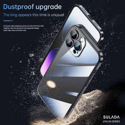 For iPhone 14 SULADA Hard PC Shockproof Phone Case(Silver) - iPhone 14 Cases by SULADA | Online Shopping UK | buy2fix