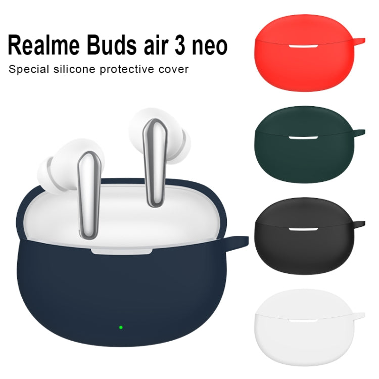 For Realme Buds Air 3 NEO Silicone Wireless Earphone Protective Case(Black) - Other Earphone Case by buy2fix | Online Shopping UK | buy2fix